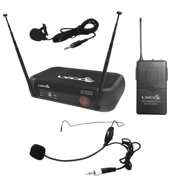 Microfone S/ Fio Headset / Lapela / VHF - VH 102 PRO HL Lyco