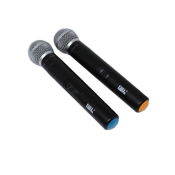 Microfone S/ Fio Profissional JWL -- Duplo (2 Bastões) -- UHF - U-585
