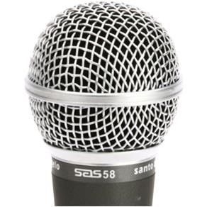 Kit 3 Microfone Santo Angelo Sas 58 C Sm58