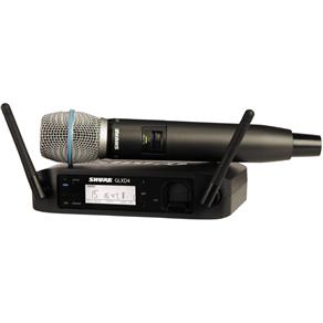 Microfone Sem Fio 2.4GHZ GLXD24BR/BETA87A - Shure