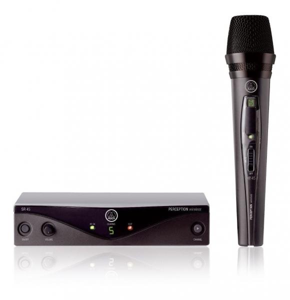 Microfone Sem Fio AKG Wireless Pw45 Vset - Preto