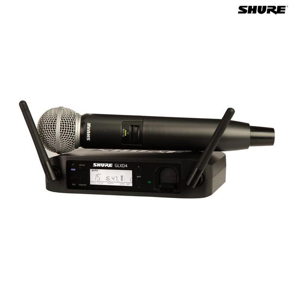 Microfone Sem Fio Bastão GLXD24BR/SM58 027566 Shure