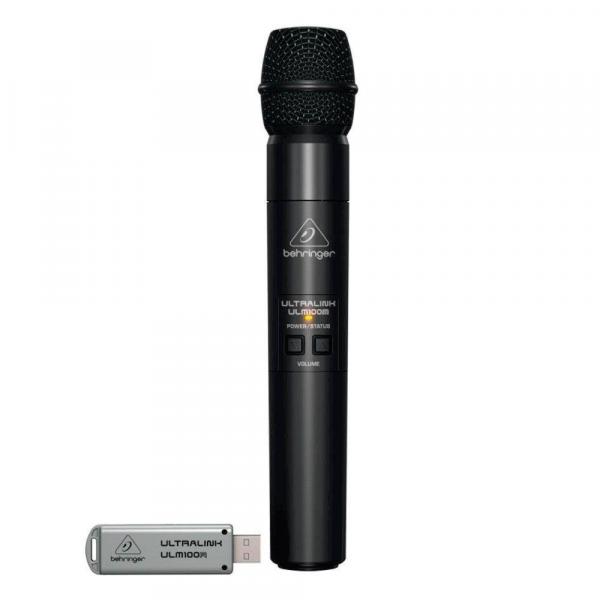 Microfone Sem Fio Behringer ULM100-USB C/ Receptor USB