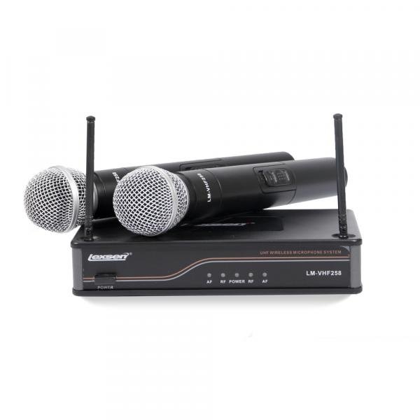 Microfone Sem Fio Bi-Volt - LM-VHF258 - Lexsen