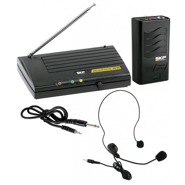 Microfone Sem Fio de Cabeça VHF-855 SKP