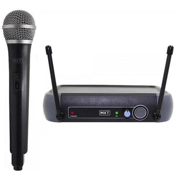 Microfone Sem Fio de Mão Profissional Uhf Mxt 202 R201
