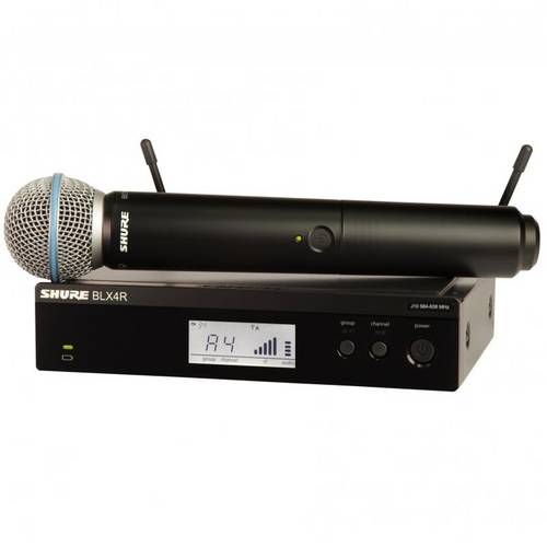 Microfone Sem Fio de Mão Shure Blx24r Beta 58
