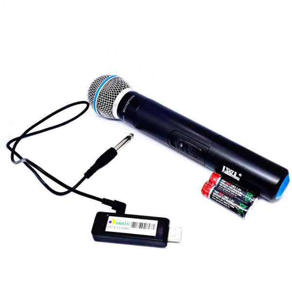 Microfone Sem Fio de Mão USB U-8017X UHF - Jwl