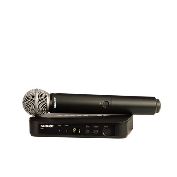 Microfone Sem Fio Digital SHURE BLX 24BR SM58 Profissional