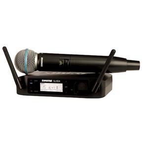 Microfone Sem Fio Digital Shure GLXD24BR BETA58 Z2
