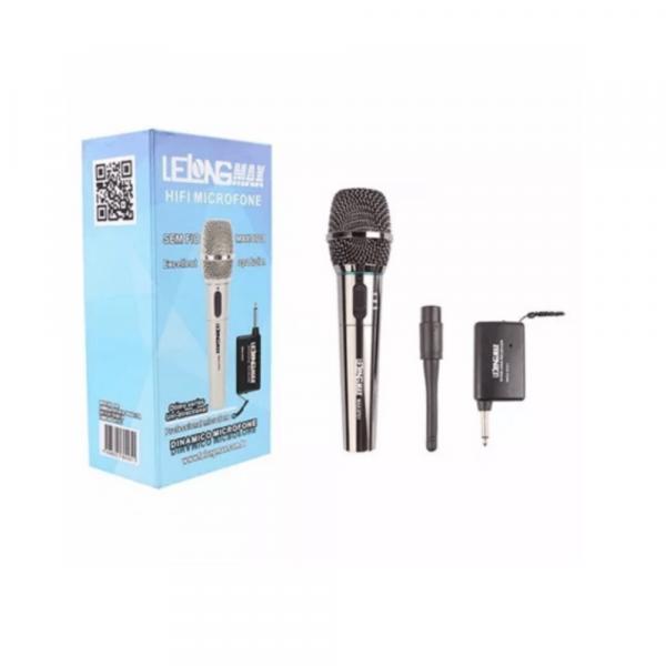 Microfone Sem Fio Dinamico Max 0701 para Igrejas - Lelong