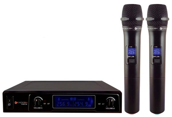 Microfone Sem Fio Duplo Kadosh KDSW-302M