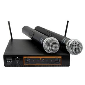 Microfone Sem Fio Duplo UHF Kadosh KDSW 482M