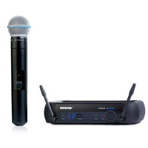 Microfone Sem Fio e Receptor Pgx Digital, Pgxd24br/Pg58 - Shure
