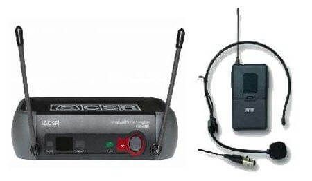 Microfone Sem Fio Headset com Receptor UHF CSR-888HD - Yoga
