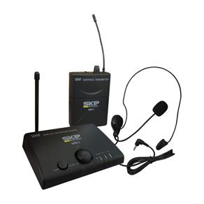 Microfone Sem Fio Headset MINI V UHF SKP Pro Áudio