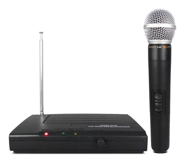 Microfone Sem Fio Kadosh KDSW-231M Dinâmico
