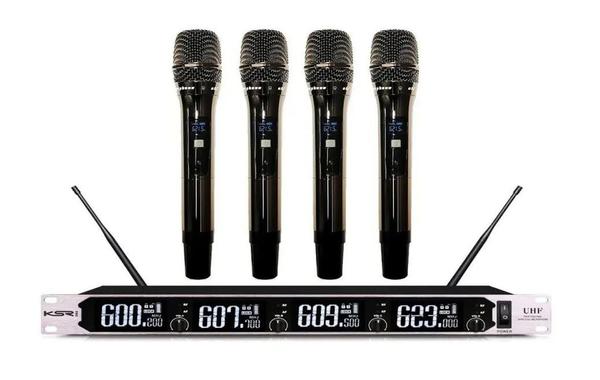 Microfone Sem Fio Ksr Pro Bs-054b-2 (mao) Vocal Wireless