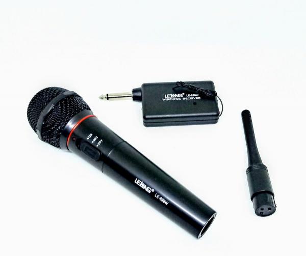 Microfone Sem Fio Lelong Le-996w Igreja Apresentação Palco
