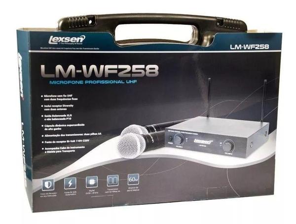 Microfone Sem Fio Lexsen LM WF258 Kit