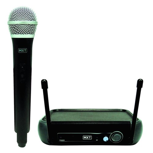 Microfone Sem Fio Mxt Uhf202 201 Frequencia 686.1mhz