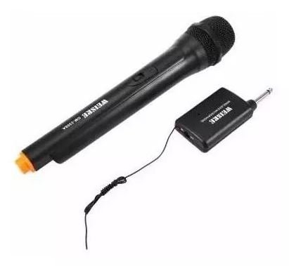 Microfone Sem Fio Profissional Completo Pilhas Receptor - B2t