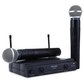 Microfone Sem Fio Profissional Duplo Pgx-58 Completo