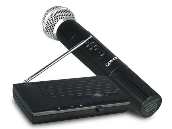 Microfone Sem Fio Quanta Qtmic102 - VHF