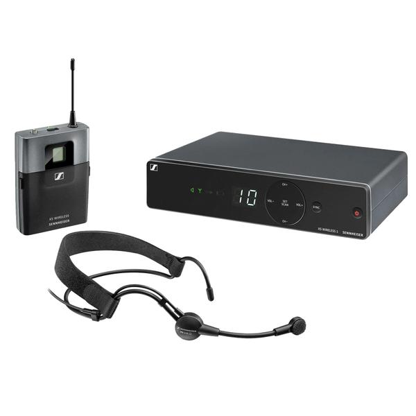 Microfone Sem Fio Sennheiser XSW 1-ME3-A Headset Completo