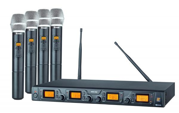 Microfone Sem Fio Staner Quadruplo UFH Digital