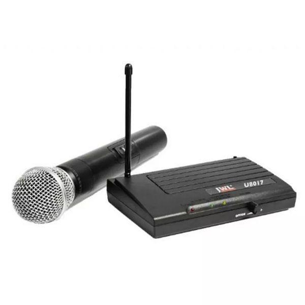 Microfone Sem Fio UHF 8017 Mão (Bastão) - JWL