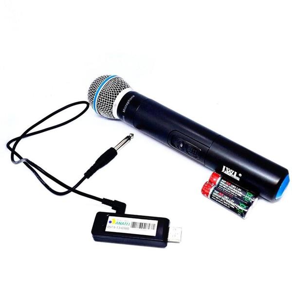 Microfone sem Fio UHF 8017 X Bastão - JWL
