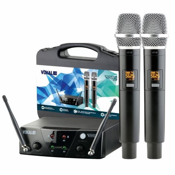 Microfone Sem fio Vokal VMS12 UHF