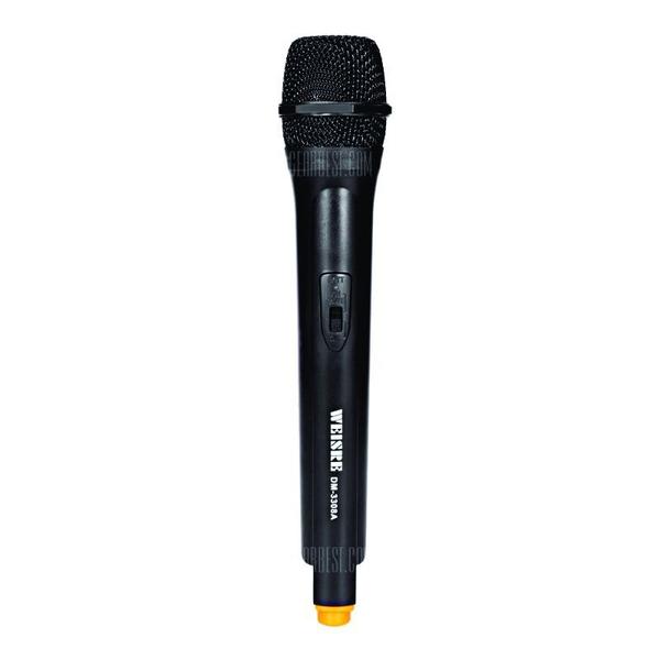 Microfone Sem Fio Weisre Dm - 3308A Transmissor Vhf Handheld