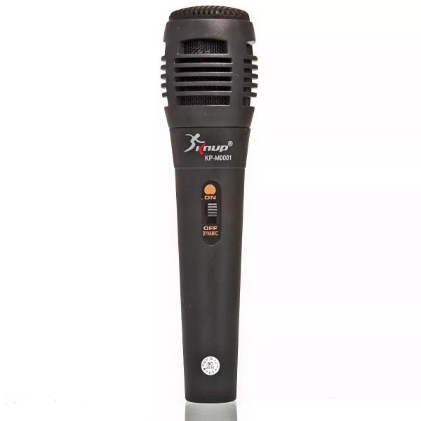 Microfone Semi Profissional com Fio P10 Karaokê Ótima Qualidade - Knup