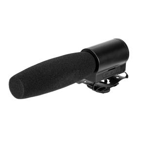 Microfone Shotgun Boya BY-DMR7 com Gravador de Flash Integrado