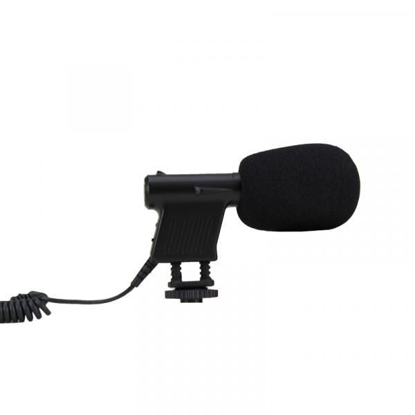 Microfone Shotgun Boya Unidirecional By-vm01 para Dslr