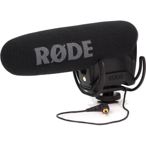 Microfone Shotgun Rode VideoMic Pro Compact com Montagem em Câmera