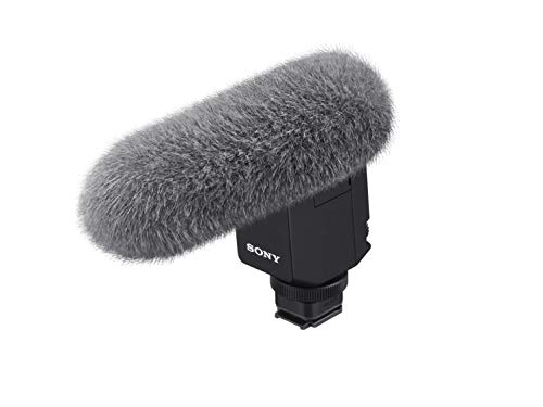 Microfone Shotgun Sony ECM-B1M Digital para Montagem em Câmeras Sony | ECMB1M