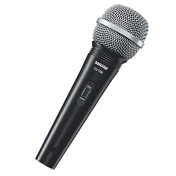 Microfone Shure com Fio SV100 Dinâmico Vocal