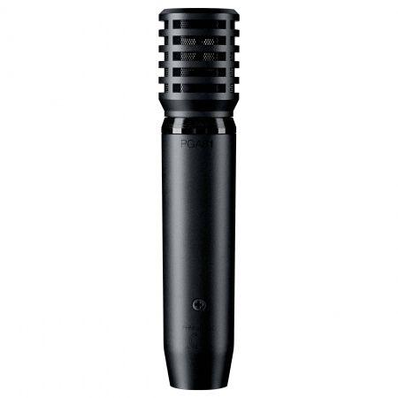 Microfone SHURE Dinâmico Cardióide para Cordas, Sopros, Percussão e Piano - PGA81-LC