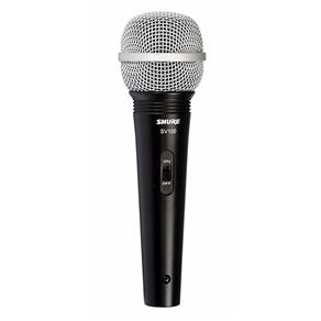 Microfone Shure Dinâmico Sv100 Original com Cabo
