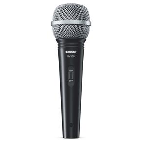 Microfone Shure Multifuncional Sv100 com Cabo