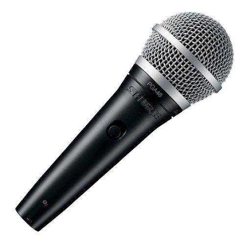 Microfone Shure PGA 48 LC Dinâmico Original C/ Nf e Garantia