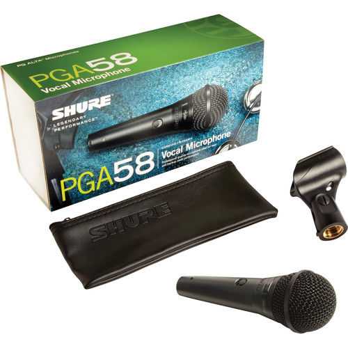 Microfone Shure Pga58-lc Revenda Autorizada Garantia 2 Anos