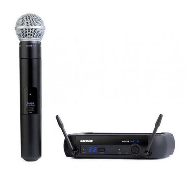 Microfone Shure PGXD24 Beta 58 X8B Sem Fio de Mão Digital