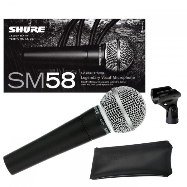 Microfone Shure Profissional Sm58 Lc
