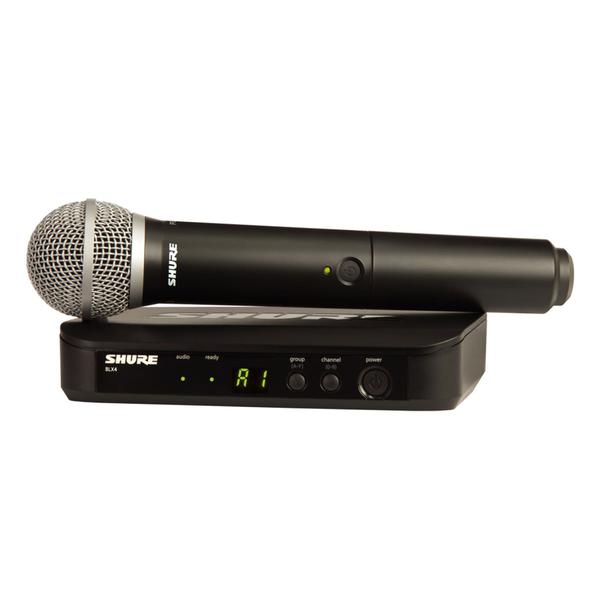 Microfone Shure Sem Fio BLX24/PG58 Profissional