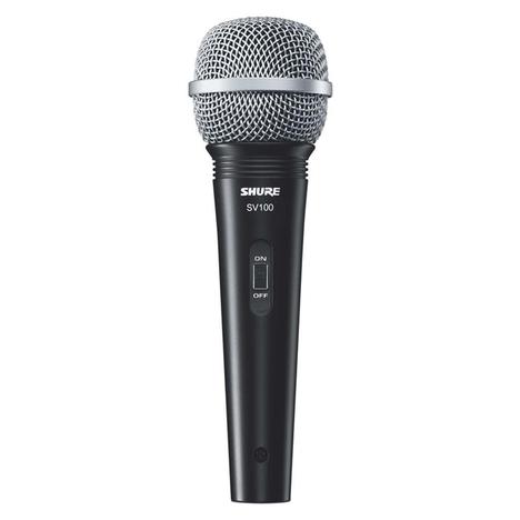 Microfone Shure Sv100 com Cabo Xlr/P10