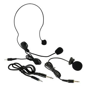 Microfone Skp Pro Áudio Uhf-271 Sem Fio com Base Mão/ Lapela/ Head Set